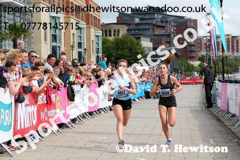 Girls BUPA Junior Great North. Photo: David T. Hewitson/Sports for All Pics